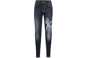 A2Z 4 Kids Enfants Filles Jeans Designer Licorne Dab Denim Stretchy Pantalons Mode Maigre Fit Pantalons Trousers Âge 3-14 Ans