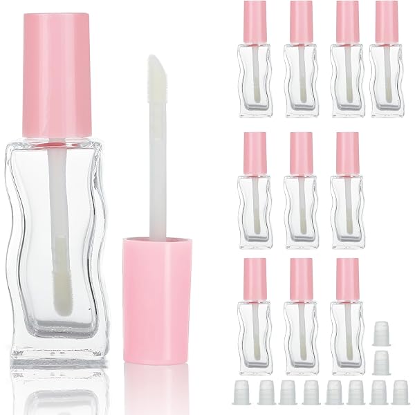 COSIDEA Mini-Lipgloss-Tuben 2,5 Ml – 10 Stück Leere Tuben Mit Applikator