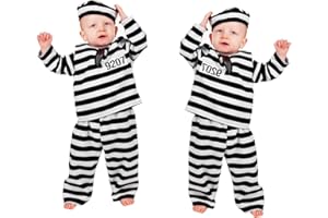 WILBERS Stekarneval Babykostüm Sträfling, Gr. 86