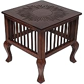 vudy Wooden Beautiful Handmade Stool for Sitting at Living Room, Office, Balcony Decor,Home Furniture can be Used as Side Tab