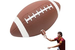 JINGAN American Football | Football | Non Slip Sports Junior Vintage Outdoor Footballs For Training | Blended Leather American Football | Sports Junior Football | Vintage Style For Boys Girls Training S