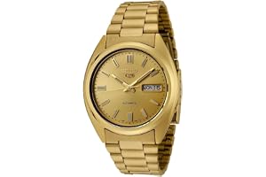 Seiko analog automatisk självuppdragande klocka för män med armband i rostfritt stål – SNXS73K