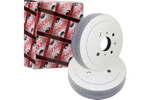 BANDELONE 2 x Ashika rear brake drums, 199.9 mm, suitable for C1 107