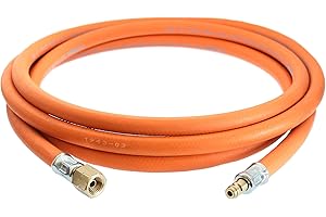 CAMPCOOGA Propanschlauch mit Stecktülle/Kupplungsstift für Schnellkupplung bzw. Gassteckdosen für Wohnmobile NW5 Winterfest -30° in verschiedenen Längen Propangas (3 Meter)