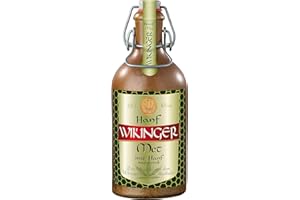 Hanf Wikinger Met | 1 x 500 ml | im Tonkrug | Honigwein aus der historischen Ursprungsregion in Norddeutschland | Hanf Met | Das Original