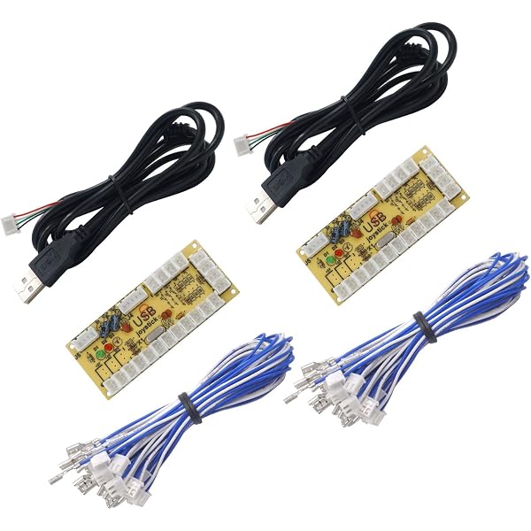 SJ@JX Arcade Controller Zero Delay Encoder PCB Board Arcade DIY Kit Joystick Button 5V Power for PC Raspberry Pi Android PS2 PS3 SJ@JX Arcade Controller Zero Delay Encoder PCB Board Arcade DIY Kit Joystick Button 5V Power for PC Raspberry Pi Android PS2 PS3
