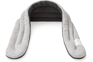 OSTRICH PILLOW Poduszka strusowa - pakiet ciepła szyjnego | terapia ciepłem i zimnem | łagodzi ból i napięcie mięśni, poświęć czas na wyjście (szara)