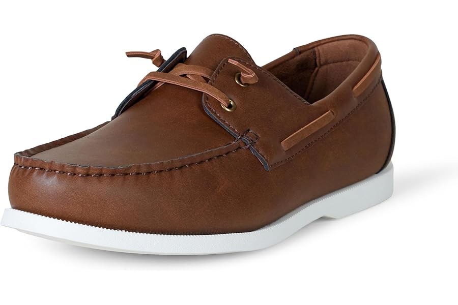 Amazon Essentials Men's Slip-On Boat Deck Shoes with Ventilation