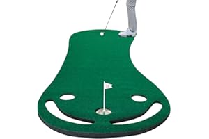 CRESTGOLF Tapis de Putting de Golf Tapis de Pratique Personnel Outdoor Or Or Indoor Leisure Easy Folding Putter Pad