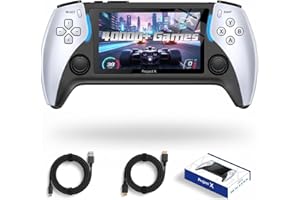ZYGSEVE Handheld Game Console: 40,000+ Pre-Installed Games, 4.3-Inch HD IPS Screen, 2500mAh Battery & 15+ Emulators