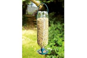 NEW 2 x BOTTLE TOP WILD BIRD FEEDER KIT PLASTIC BOTTLE INTO BIRD FEEDERS EASY