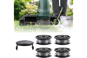 PUCIO Ø1,6 mm-4m de Longueur Fil Coupe Bordure Compatible avec Bosch Convient pour Coupe-Bordures sans Fil EasyGrassCut,Contient 4 Pièces F016800569 Bobine Coupe Bordure