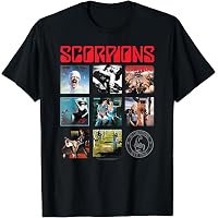 T-shirt Homme Scorpions 60 Years Of Rock - 100% Coton, Coupe Standard, Impression Avant