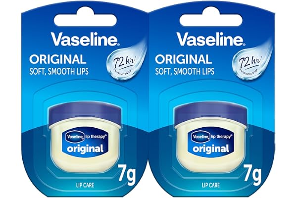 Vaseline Lip Therapy Original | Baume à lèvres nourrissant pour une hydratation optimale | (Original (2 Pièce))