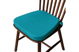 ZTGL Stolskuddar för matstolar, köksstolskuddar med slipsar, U-formade sittdynor för köksstolar, tvättbara och avtagbara sätesdynor för kontorsstolar, B, 40 x 38 x 33 x 3 x 3 cm