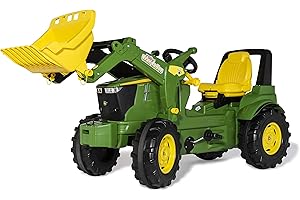 Rolly Toys Tracteur rollyFarmtrac Premium John Deere 7R 730032 (avec Chargeur rollyTrac, à partir de 3 Ans, siège réglable en Longueur et en Hauteur, pneus Silencieux), Vert