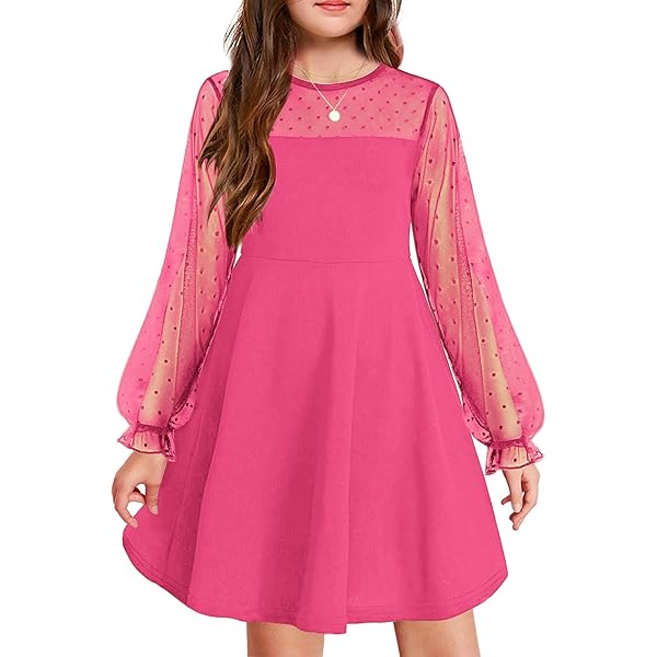 Arshiner Meisjesjurk voor kleine kinderen, tule jurk, vliegende mouwen, prinsessenjurk, feestelijke jurk, tutu, kinderjurk, katoen, feestjurk, verjaardag, bruiloft, zomerjurk, 2-7 jaar, regenboog, 7-8