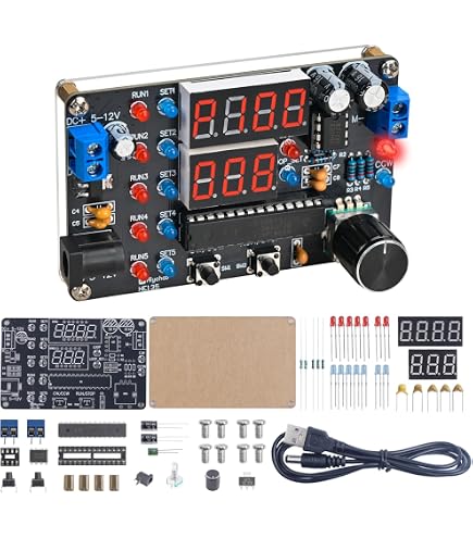 EIELEDIY Multifunction Soldering Practice Kit – Learn To Solder With A DIY Electronic Meter That Measures Voltage, Current, Temp & More