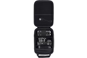 Aenllosi Twardy futerał do aparatu cyfrowego Sony Alpha 6000, 6300, 6400, 6500, 6700, czarny (tylko etui)