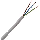 Kopp Moisture resistant cable, cable with jacket NYM-J 3Gx1.5mm&sup2;, 3 conductors, 25 m, grey, 150805849