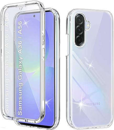 Tumundo Doppelschutzhülle Für Xiaomi Poco M4 Pro 4G – Transparent, 360° Schutz, PC+TPU, Stoßdämpfend