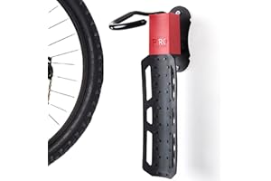 PRO BIKE TOOL Swivel Bike Wall Hanger - Supporto di stoccaggio Verticale al Coperto per 1 Bicicletta in Garage o in casa - Rack per Biciclette - Gancio per Biciclette (2 Pack)