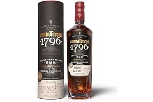 Santa Teresa 1796 Speyside Whisky Cask Finish Solera Rum, 46 % ALC., 70 cl / 700 ml, edición limitada, ron oscuro extra prémium añejado y acabado en barricas de whisky speyside