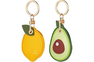 AXFEE Funda protectora de 360° para AirTag, llavero de cuero de dibujos animados para soporte de Air-tag, funda protectora para etiquetas de aire, decoración para llaves, bolsa, collar de mascotas