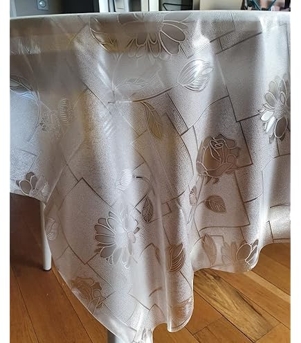 Tovaglia PVC Rettangolare 140x240cm Bianca - Stampa Danela, Facile Pulizia, Per Uso Quotidiano - Foto 8