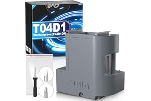Spaceink T04D1/T04D100 Wartungsbox Kompatibel für Epson ET-15000 ET-4750 ET-3750 ET-4850 ET-3850 ET-3700 ET-4856 ET-5150 ET-5170 Drucker, Wartungskasten C13T04D100 Resttintenbehälter