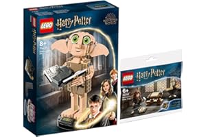 BRICKCOMPLETE Lego Harry Potter 2er Set: 76421 Dobby der Hauself & 30392 Hermines Schreibtisch Polybag