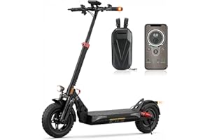 E Scooter mit Straßenzulassung mit Max 70KM Reichweite,10 Zoll Offroad Luftreifen Elektroroller mit Sechs komfortable Stoßdämpfer,Faltbarer E Roller Offroad Belastung bis 150 KG,APP-Sperre Fahrzeug