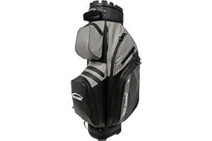 Tour Made Organizer Golfbag wasserdicht Herren & Damen I kein Schlägerklappern Dank Silencer I durchg. Schlägerbahnen bis zum Boden I große Kühltasche