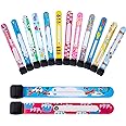 Chinco 14 Pieces Kids Safety ID Bracelets Child Identification Wristband Reusable Name Tag Bracelet Waterproof ID Band Children Wristband for Boys and Girls