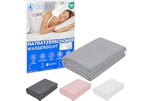 ‎DREAMDRY Dreamdry Matratzenschoner 180x200 - Inkontinenzunterlage waschbar, Matratzenschoner 180x200 atmungsaktiv wasserdicht, wasserdichte Matratzenauflage, Matratzenbezug, Nässeschutz