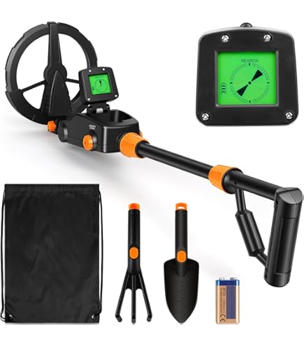 Metaaldetector voor kinderen, zeer nauwkeurige metaaldetector met lcd- display, 60-86 cm, verstelbaar, licht, voor verkenning in de open lucht, cadeau voor kinderen en beginners