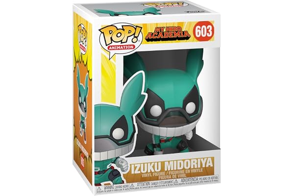 Funko Pop! Animation: MHA - Deku with Helmet - My Hero Academia - Figurine en Vinyle à Collectionner - Idée de Cadeau - Produits Officiels - Jouets pour Les Enfants et Adultes - Anime Fans