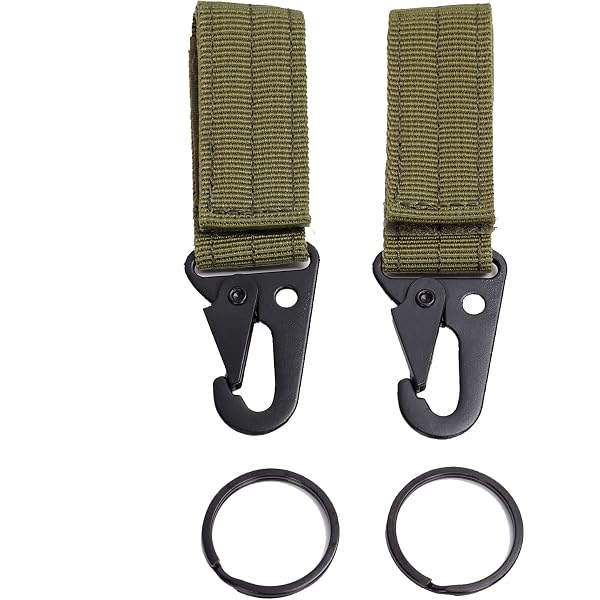 Taktischer Schlüsselanhänger Mit Klettverschluss – Für Gürtel, Rucksack Oder Molle-System, Outdoor-tauglich