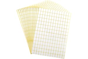 TELOOCO 2940 Pièces Étiquettes Blanches Autocollantes 9x13mm Étiquettes Vierges Autocollants Petites Étiquettes de Prix Étiquettes Nominatives Étiquettes D'adresse pour Maison L'école Bureau