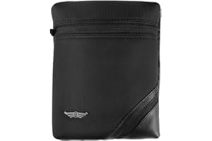 ARTONVEL - The Original Magnetic Motorcycle Tank Bag – Vintage Full Grain Cowhide Leather & Nylon – Waterproof & Lightweight – Ergonomic – Durable – 3 Year Guarantee (Black)