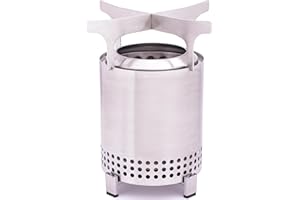 AKI YAMA Solo Stove Mesa & XL Cooktop Frame - Convert Tabletop Fire Pit to Camping Stove. Compatible with All Pots Pans. Replacement for Titan, Campfire Cooking Ring