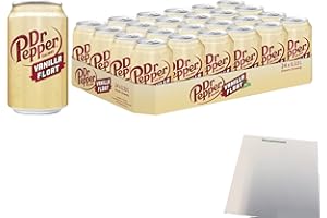 Dr. Pepper Vanilla Float Lot de 24 boîtes de 330 ml + bloc usy