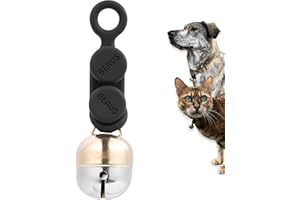 Beau's Bells V2 | Cat & Dog Collar Bells with New Quick Loop Easy Release Clip | Handmade Copper | Track Your Pet | Protect Wildlife