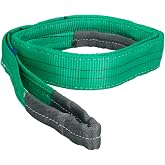 Wolfpack Linea Profesional Double Band Flat Sling 4.409 lbs. Safety Factor 7:1, Length: 2 Metres Width 6 cm. 100% Polyester.