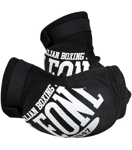 Protège-Coudes Leone 1947 Pour MMA Et Muay Thai - Noir Taille M - Protection Intensive Sport De Combat