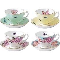 Set Da Tè Royal Albert Miranda Kerr Everyday Friendship – Tazza E Piattino In Porcellana Con Peonie Rosa