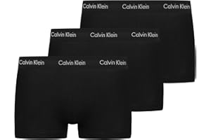 Calvin Klein 3P Low Rise Trunk Bokserki (szorty) Mężczyźni, Czarny, M