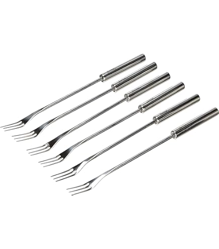 Set Di 2 Colini Per Fonduta In Acciaio Inox - Professionali, Con Manico E Lavabili In Lavastoviglie - Foto 4