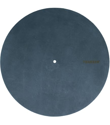 MC DAISON - Tappetino In Gomma Per Giradischi Technics SL 1200/1210, Spessore 3 Mm, Nero (Compatibile)