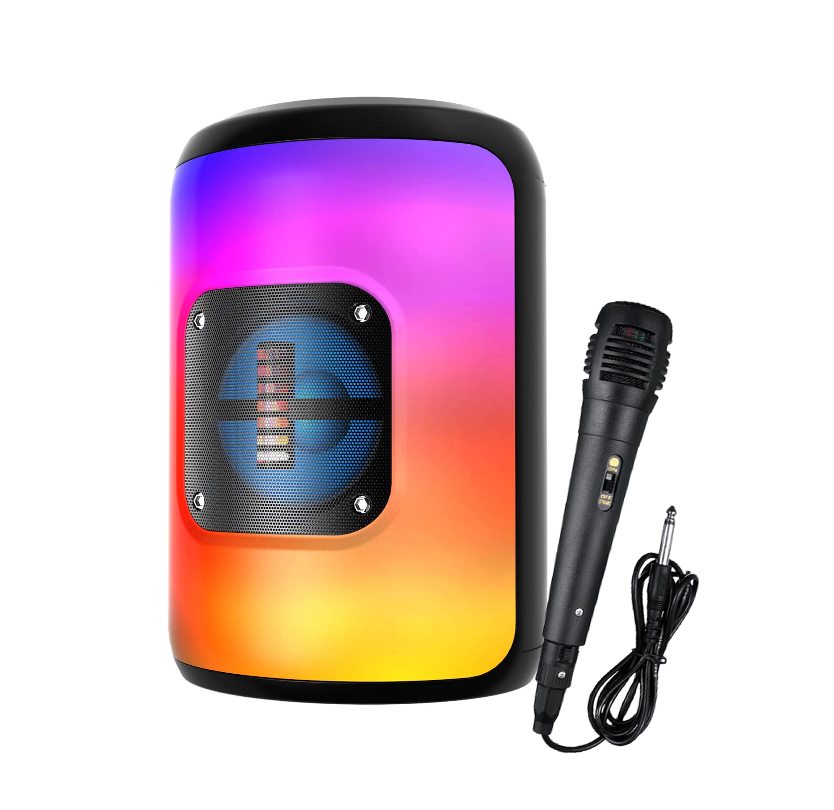 Blaupunkt Atomik PS20 Outdoor Party Speaker Review: 20W Bluetooth Speaker with Dynamic RGB Lights, Karaoke Mic, and TWS Function